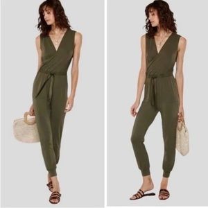Olive green romper